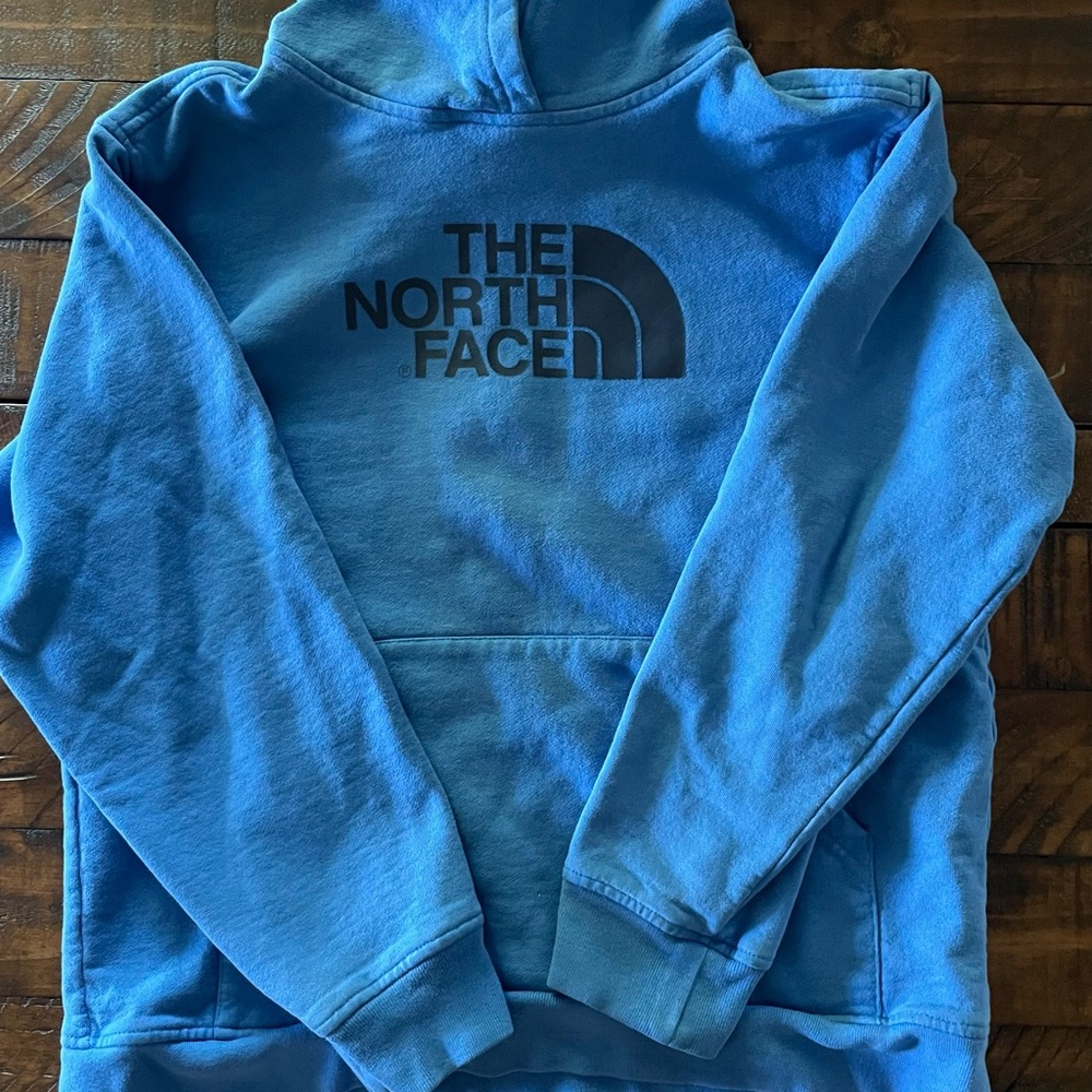 Boys Large The North Face hoodie EUC!